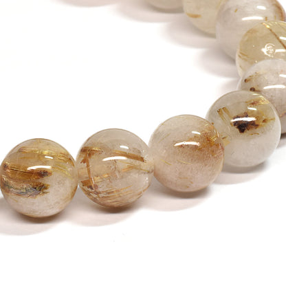 ゴールドルチルクォーツ ブレスレット 10mm #SE054