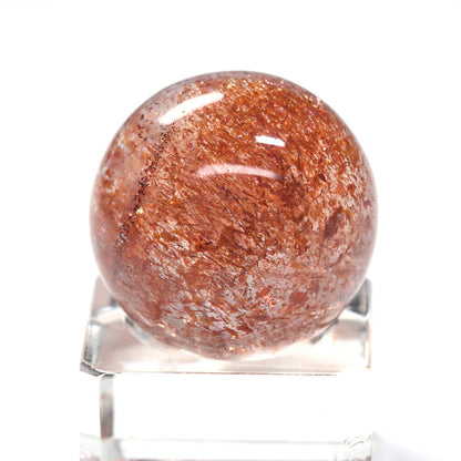 マダガスカル産レピドクロサイトインクォーツ 丸玉 24.5mm #SE074
