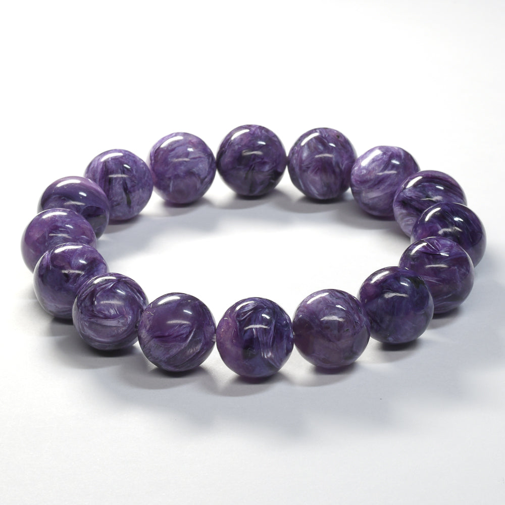 [限定販売] チャロアイトクォーツ ブレスレット 13mm #SE082