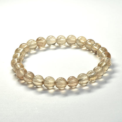 ブラウントパーズ ブレスレット 7mm #SE095 - premium stone gallery