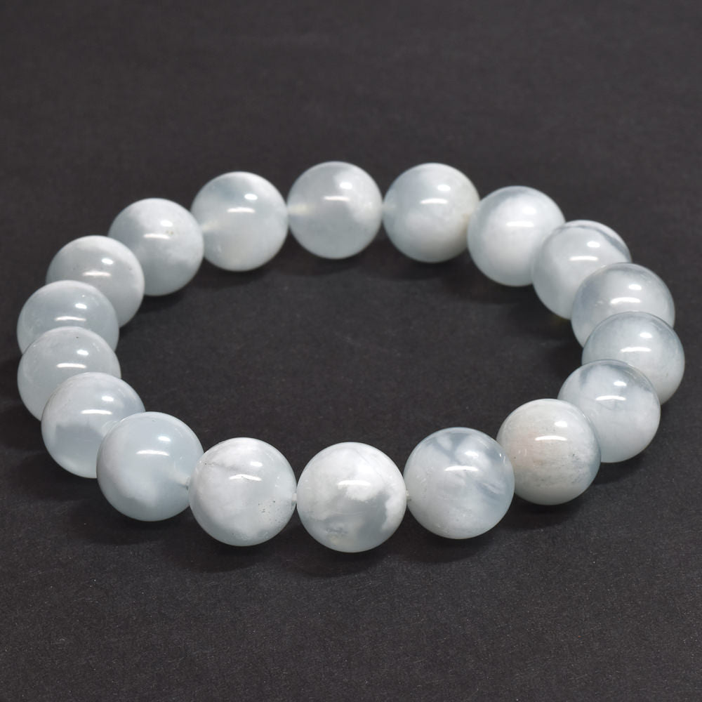 アクアマリン ブレスレット 11.5-12mm #SE097 – premium stone gallery
