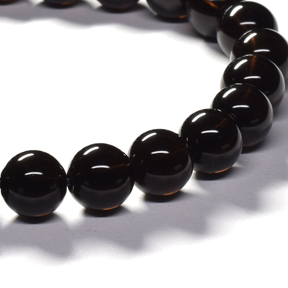 [鑑別付]モリオン ブレスレット 8.5mm #SE111 - premium stone gallery