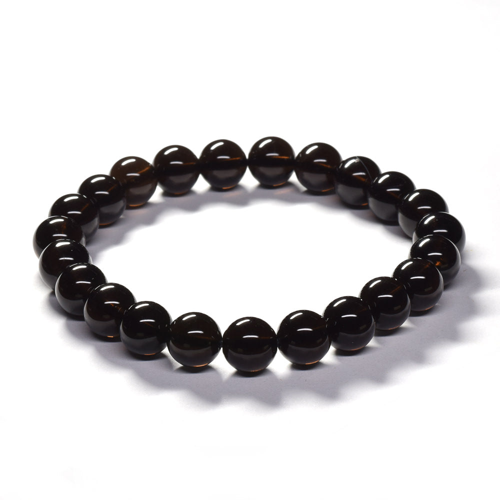 [鑑別付]モリオン ブレスレット 8.5mm #SE112 - premium stone gallery