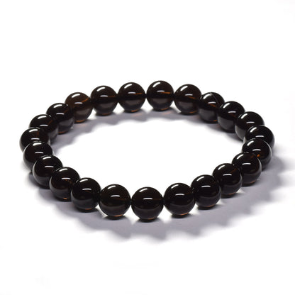 [鑑別付]モリオン ブレスレット 8.5mm #SE112 - premium stone gallery