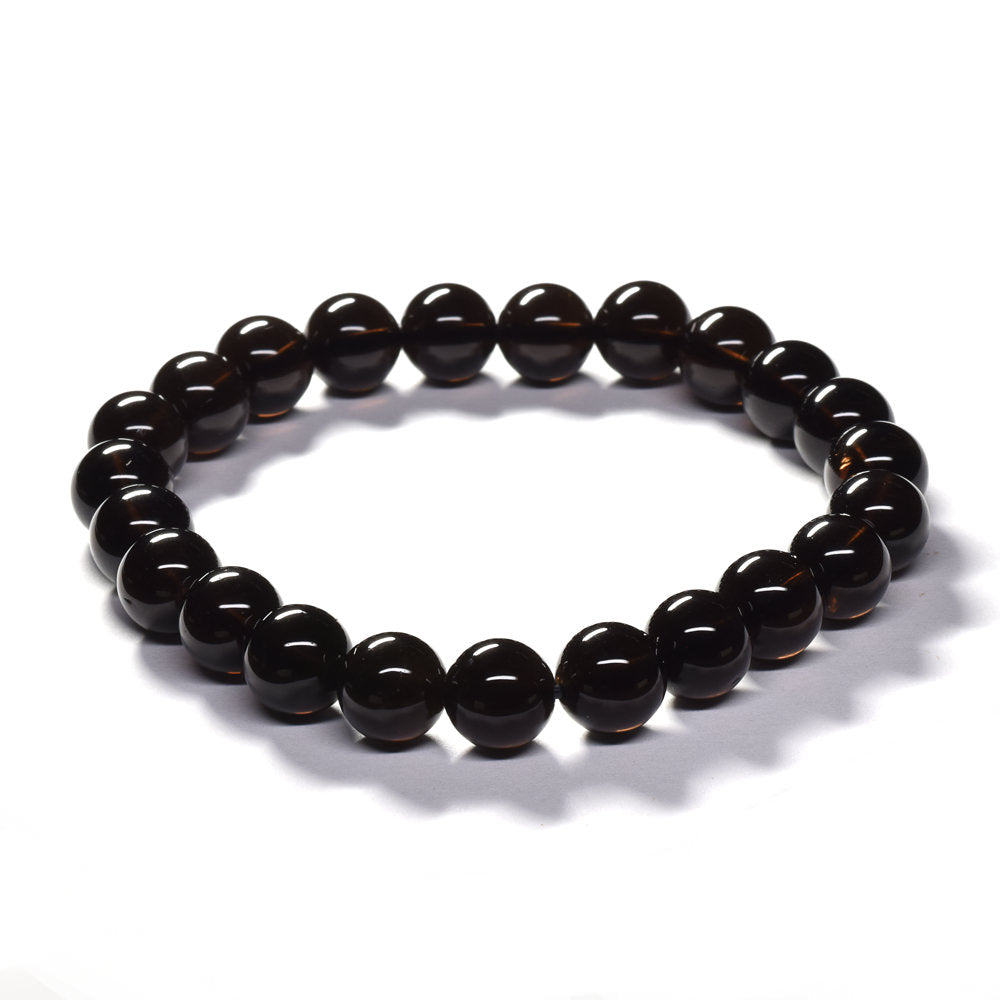 [鑑別付]モリオン ブレスレット 8.5mm #SE113 - premium stone gallery