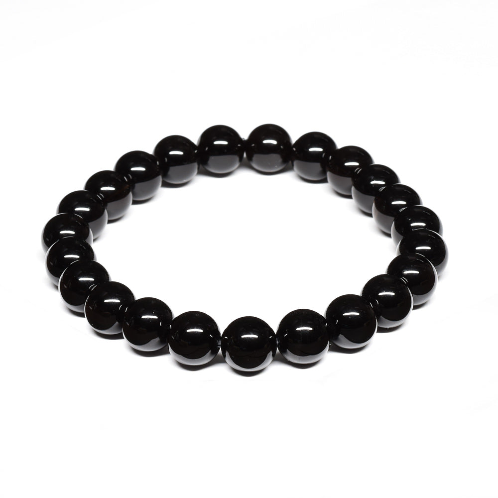 [鑑別付]モリオン ブレスレット 8.5mm #SE114 - premium stone gallery
