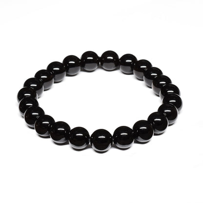 [鑑別付]モリオン ブレスレット 8.5mm #SE114 - premium stone gallery