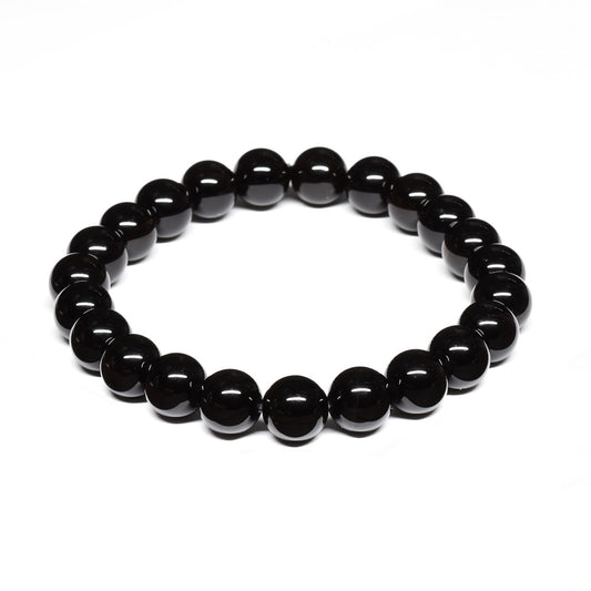 [鑑別付]モリオン ブレスレット 8.5mm #SE114 - premium stone gallery