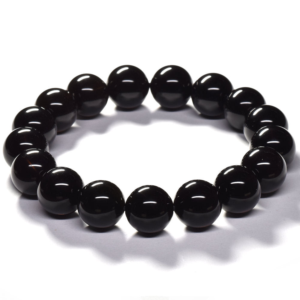 [鑑別付]モリオン ブレスレット 12mm #SE121 - premium stone gallery