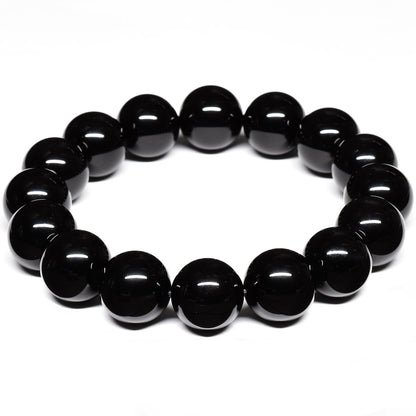[鑑別付]モリオン ブレスレット 13.5-14mm #SE124 - premium stone gallery