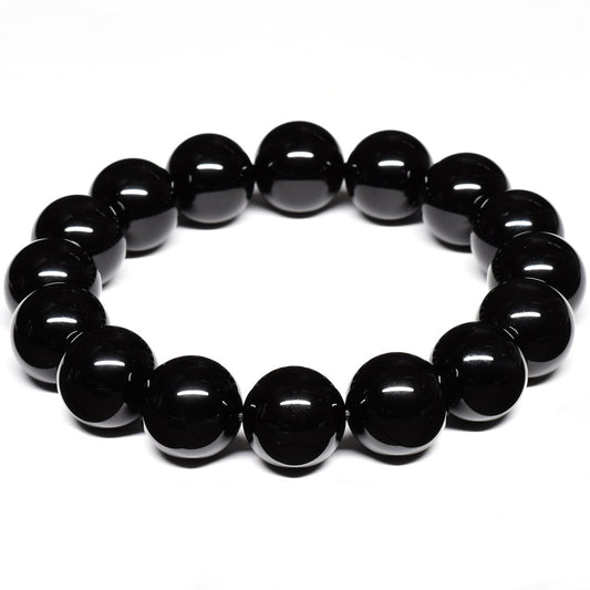 [鑑別付]モリオン ブレスレット 13.5-14mm #SE124 - premium stone gallery