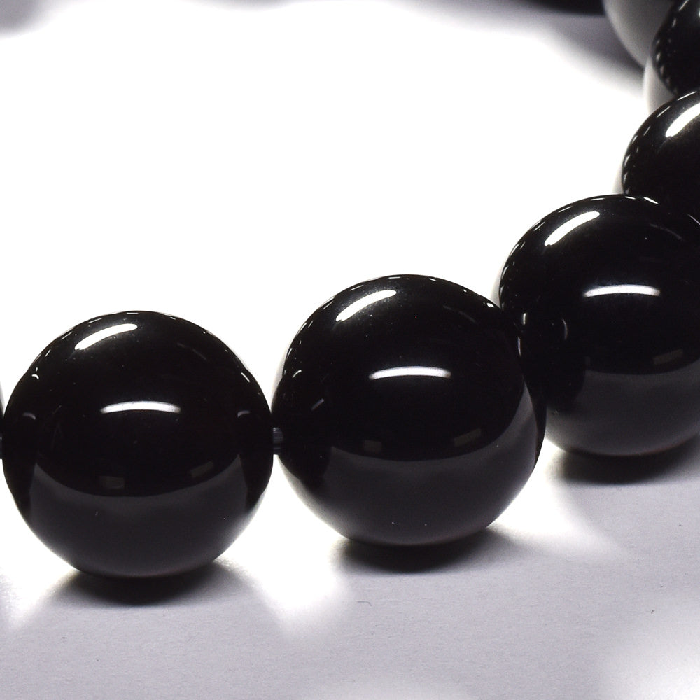 [鑑別付]モリオン ブレスレット 13.5-14mm #SE124 - premium stone gallery