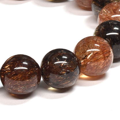 フォリエーテッドマイカインクォーツ ブレスレット 13.5mm #SE143 - premium stone gallery