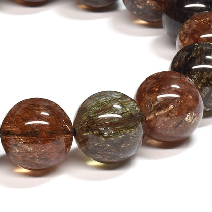 フォリエーテッドマイカインクォーツ ブレスレット 13.5mm #SE143 - premium stone gallery