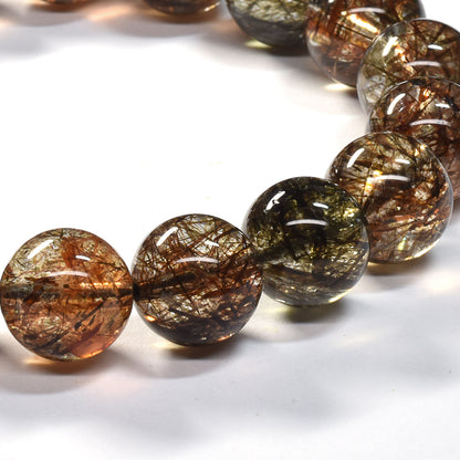 フォリエーテッドマイカインクォーツ ブレスレット 11.5mm #SE146 - premium stone gallery