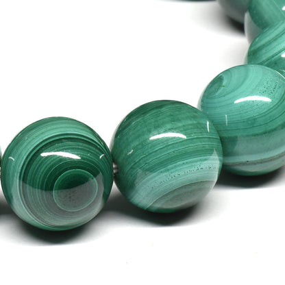 マラカイト ブレスレット 14.5mm #SE185 - premium stone gallery