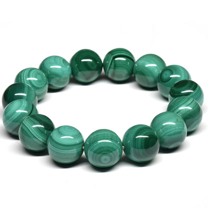 マラカイト ブレスレット 14.5mm #SE185 - premium stone gallery