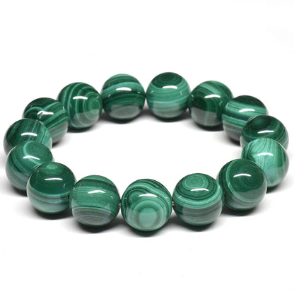 マラカイト ブレスレット 14-14.5mm #SE186 - premium stone gallery