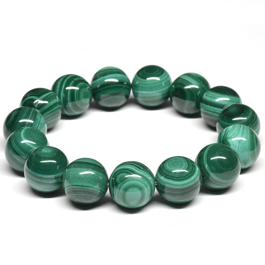 マラカイト ブレスレット 14-14.5mm #SE186 - premium stone gallery