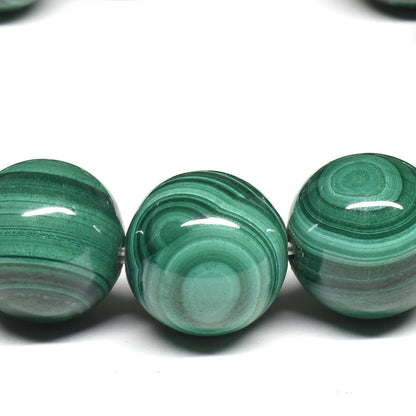 マラカイト ブレスレット 14-14.5mm #SE186 - premium stone gallery