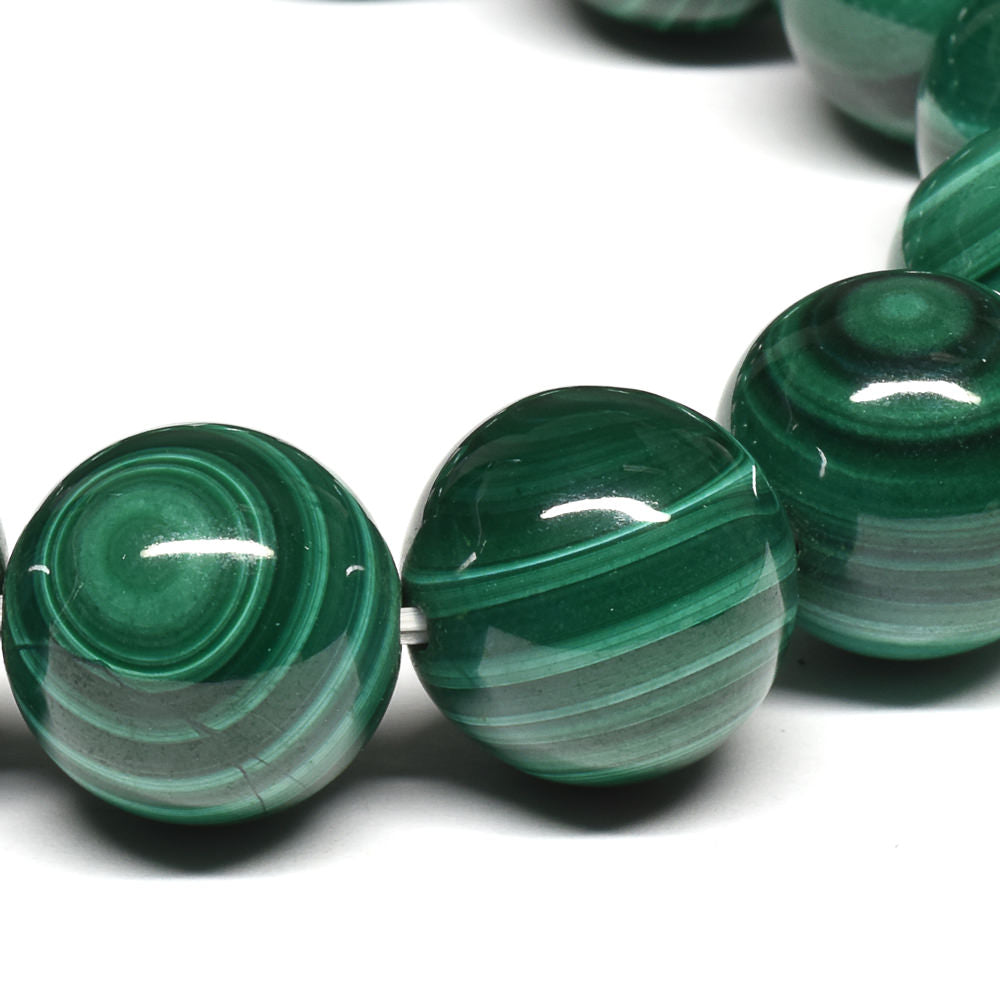 マラカイト ブレスレット 14-14.5mm #SE186 - premium stone gallery