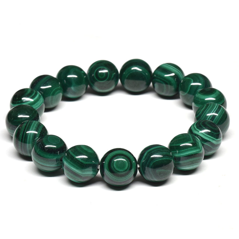 マラカイト ブレスレット 12mm #SE187 - premium stone gallery
