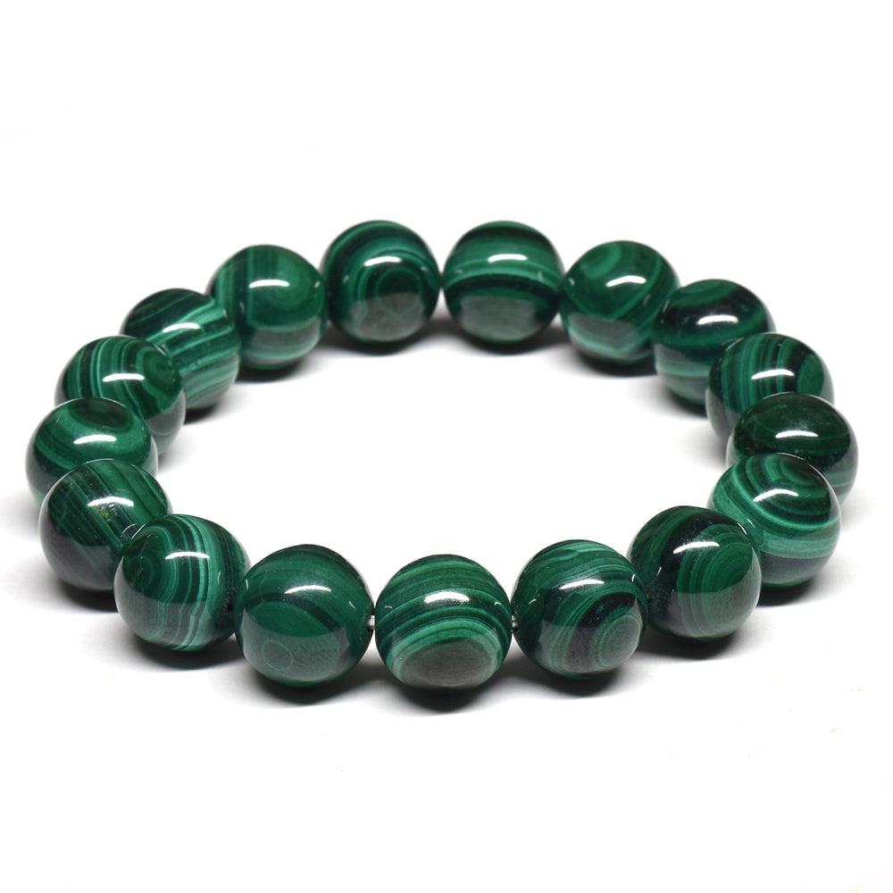 マラカイト ブレスレット 12mm #SE187 - premium stone gallery