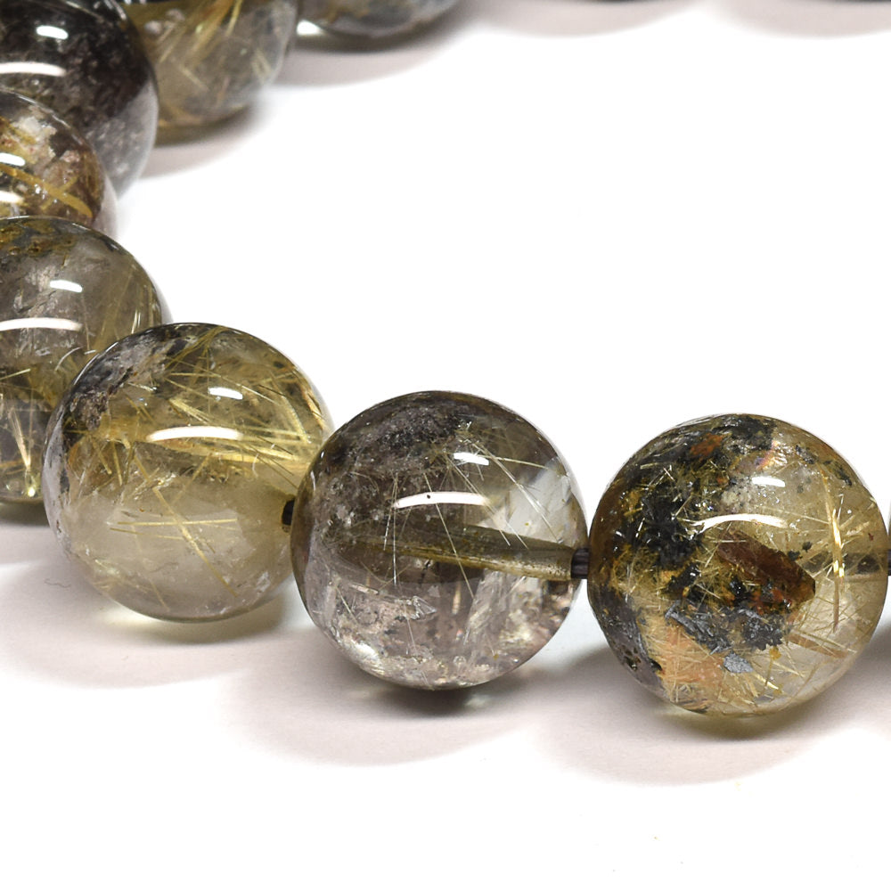 【限定販売】放射ルチルクォーツ ブレスレット 12.5-13mm #SE210