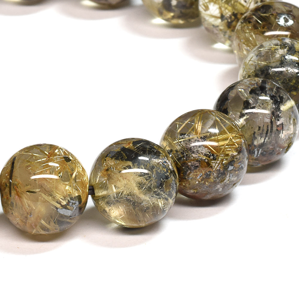 【限定販売】放射ルチルクォーツ ブレスレット 11.5-12mm #SE211