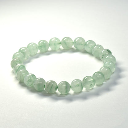 フックサイトインクォーツ ブレスレット 8mm #SE242 - premium stone gallery