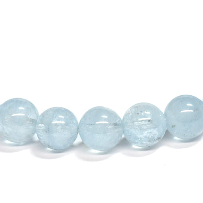 アクアマリン ブレスレット 6.5-7mm #SE250 - premium stone gallery