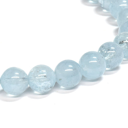 アクアマリン ブレスレット 6.5-7mm #SE250 - premium stone gallery