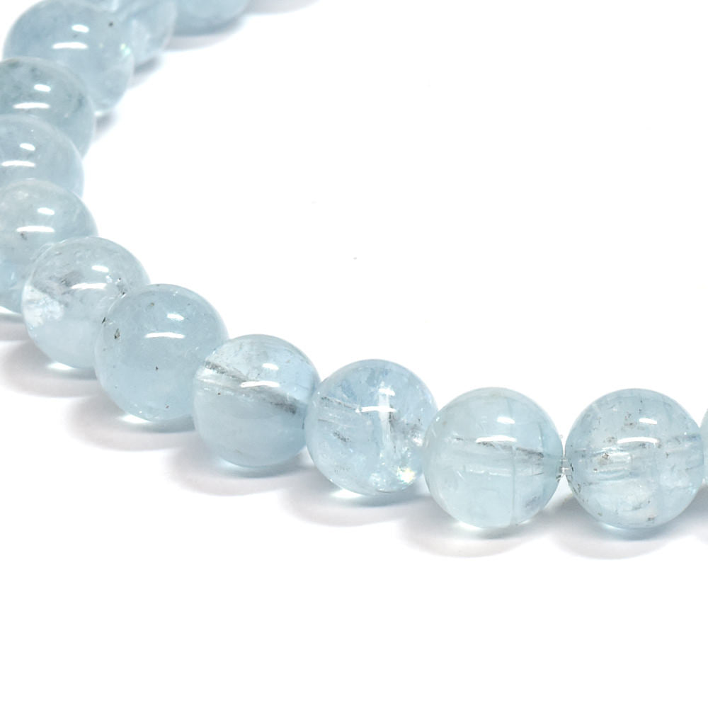 アクアマリン ブレスレット 6-6.5mm #SE251 - premium stone gallery