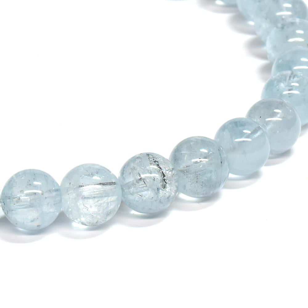 アクアマリン ブレスレット 6-6.5mm #SE251 - premium stone gallery