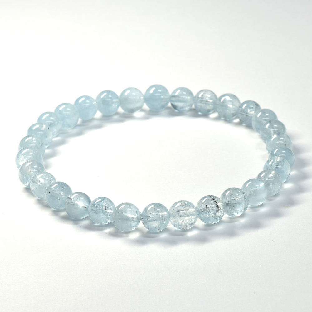 アクアマリン ブレスレット 6-6.5mm #SE251 - premium stone gallery