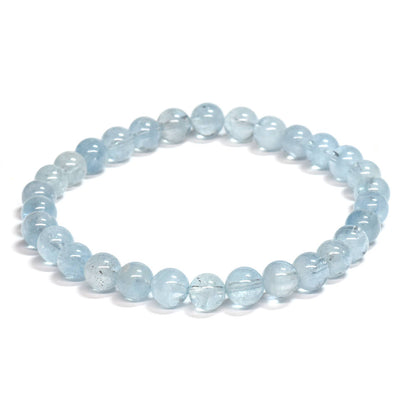 アクアマリン ブレスレット 6-6.5mm #SE252 - premium stone gallery