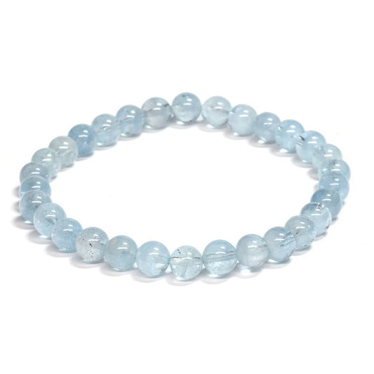 アクアマリン ブレスレット 6-6.5mm #SE252 - premium stone gallery