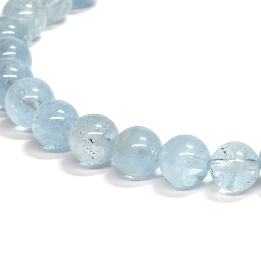 アクアマリン ブレスレット 6-6.5mm #SE252 - premium stone gallery