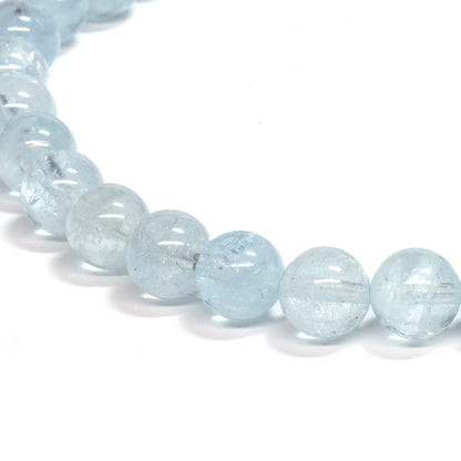 アクアマリン ブレスレット 6-6.5mm #SE253 - premium stone gallery