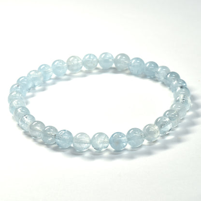 アクアマリン ブレスレット 6-6.5mm #SE253 - premium stone gallery
