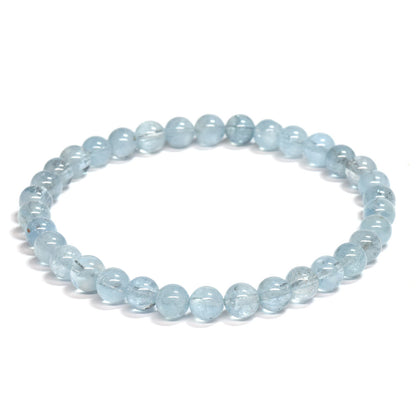アクアマリン ブレスレット 5.5-6mm #SE254 - premium stone gallery