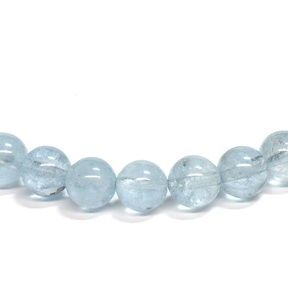 アクアマリン ブレスレット 5.5-6mm #SE254 - premium stone gallery