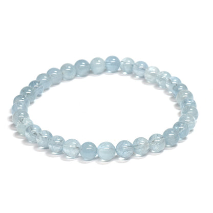 アクアマリン ブレスレット 5.5-6mm #SE255 - premium stone gallery