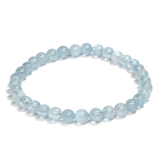 アクアマリン ブレスレット 5.5-6mm #SE255 - premium stone gallery
