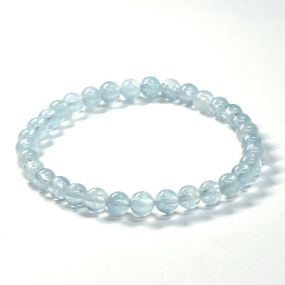 アクアマリン ブレスレット 5.5-6mm #SE255 - premium stone gallery
