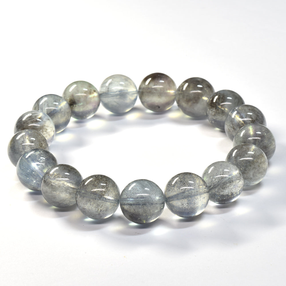 モスアクアマリン ブレスレット 12.5-13mm #SE256 - premium stone gallery