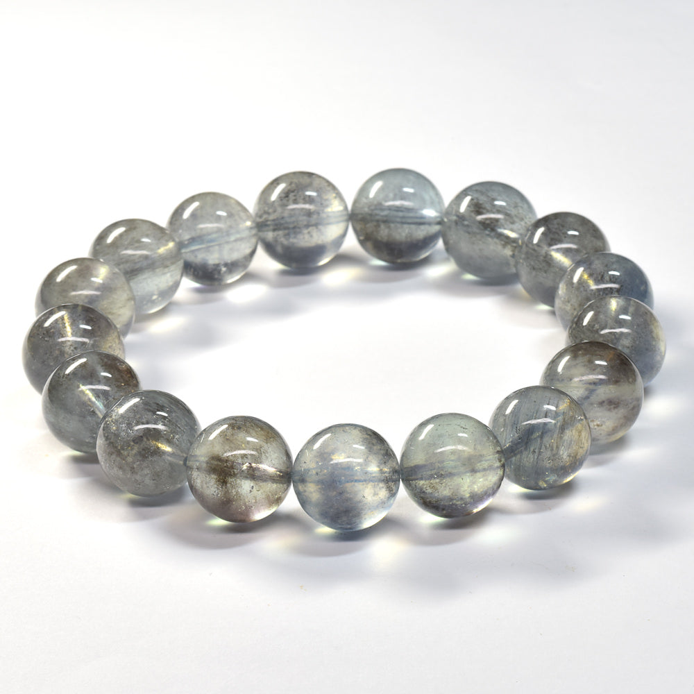モスアクアマリン ブレスレット 12.5-13mm #SE256 - premium stone gallery