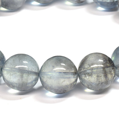 モスアクアマリン ブレスレット 12.5-13mm #SE257 - premium stone gallery