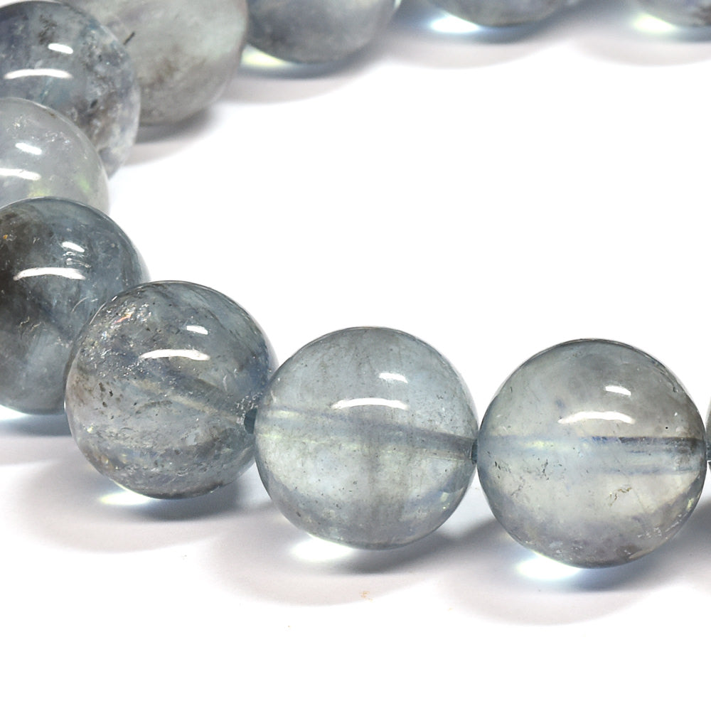 モスアクアマリン ブレスレット 12.5-13mm #SE257 - premium stone gallery