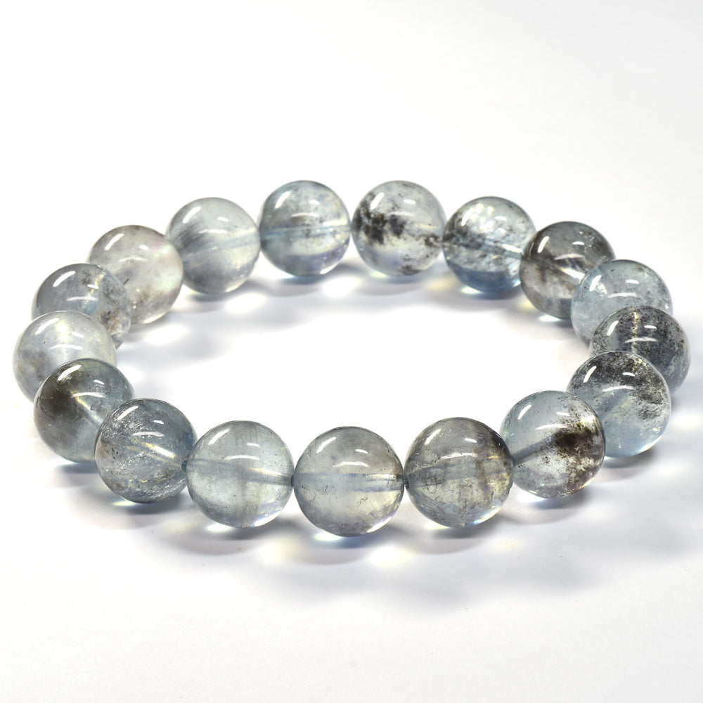 モスアクアマリン ブレスレット 12.5-13mm #SE257 - premium stone gallery